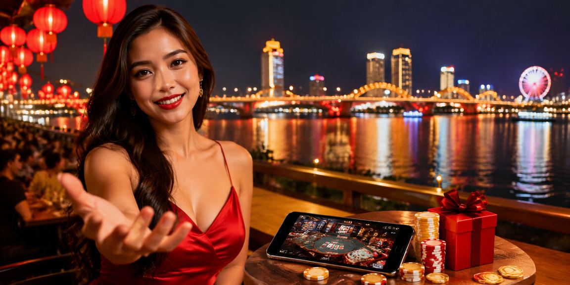 Không khí chợ đêm Đà Nẵng với người dùng theo dõi số liệu phân tích thể thao trên điện thoại