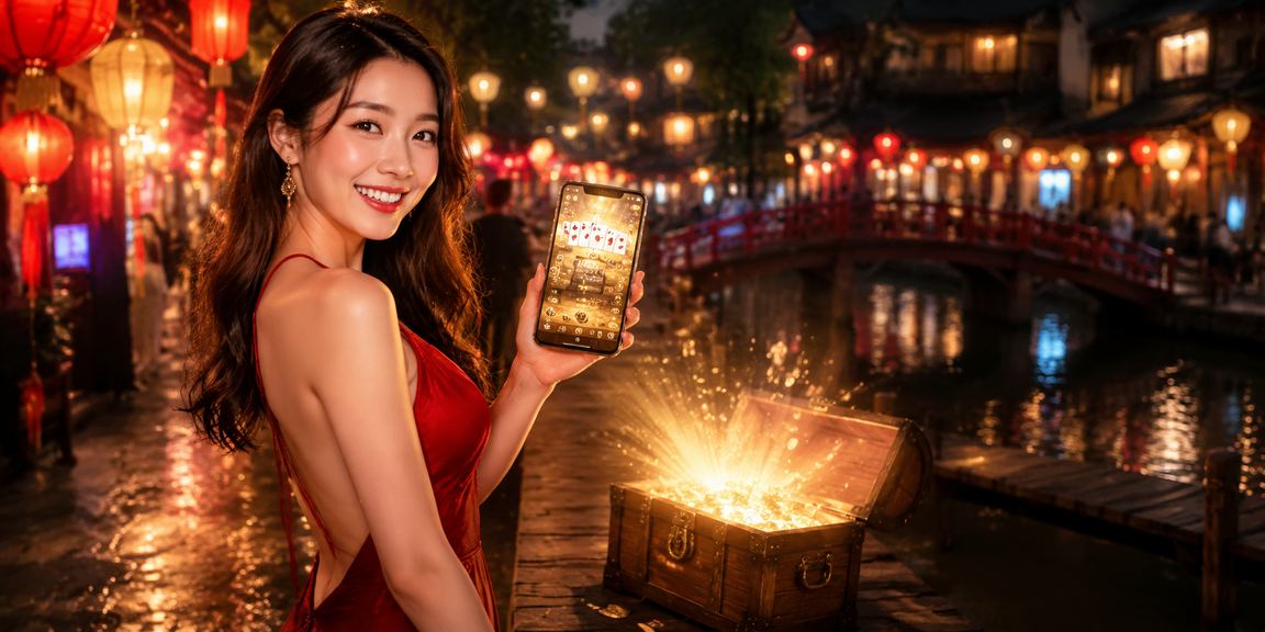 Người chơi Hà Nội thư giãn với trò chơi bài dưới ánh đèn lồng lung linh