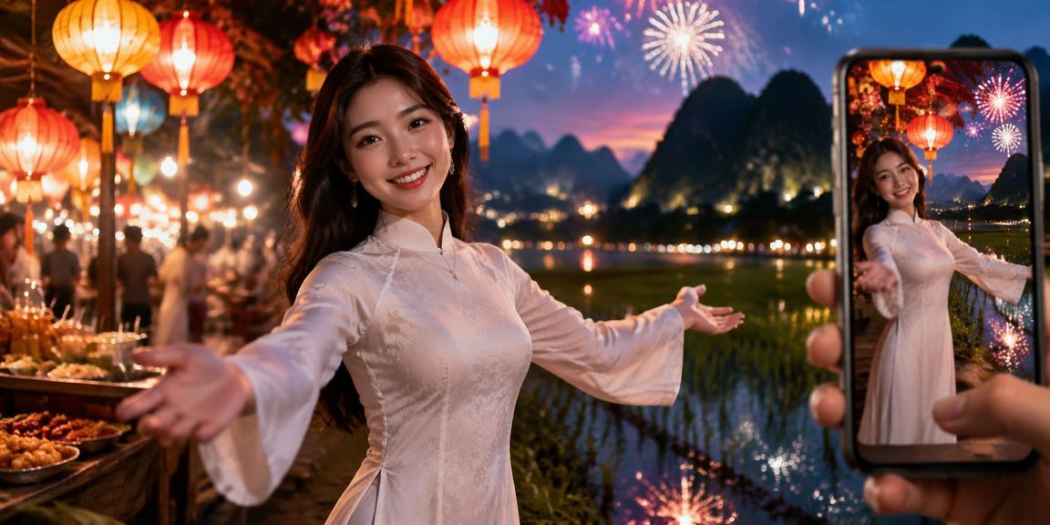 Người dùng tại chợ đêm Ninh Bình xem bảng kết quả lô đề và tra cứu thống kê xổ số trên điện thoại